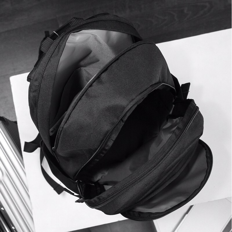 Balo DAS Originals Tongue Unisex Chất Liệu Polyester Cao Cấp Trượt Nước Nhiều Ngăn - Balo Das Thời Trang Màu Đen