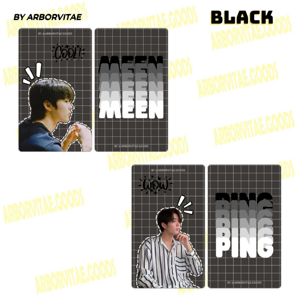 Set Card "BLACK" MeenPing