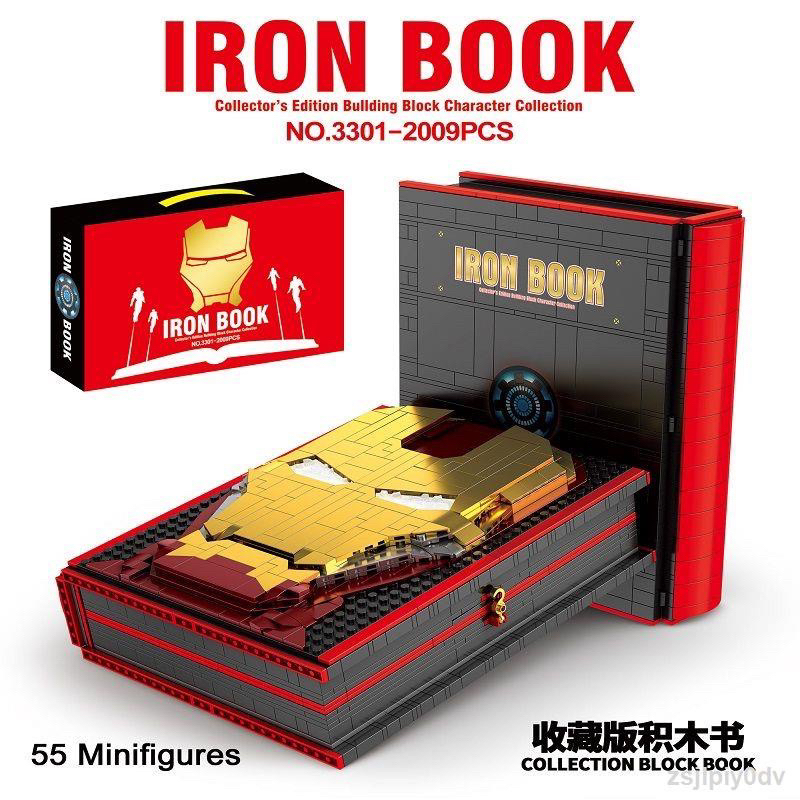 Đồ chơi Lắp ráp Mô hình Iron book-Bản Đẹp