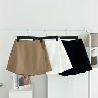 Biboo - quần váy ngắn đắp tà wrap skort