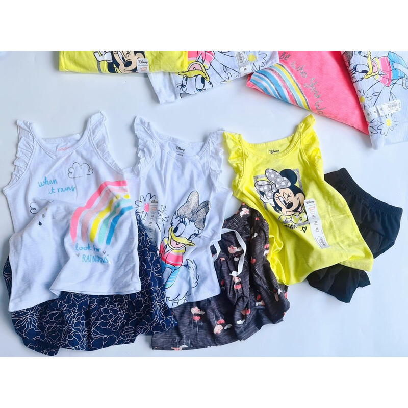 Set áo cánh tiên và chân váy có quần bên trong sz 1Y-7Y