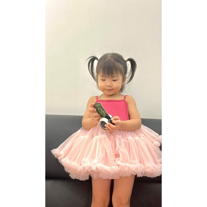 Váy Hai Dây Bồng Bềnh Công Chúa Bé Gái