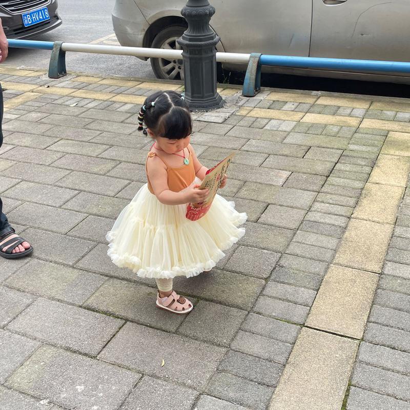 Váy Hai Dây Bồng Bềnh Công Chúa Bé Gái