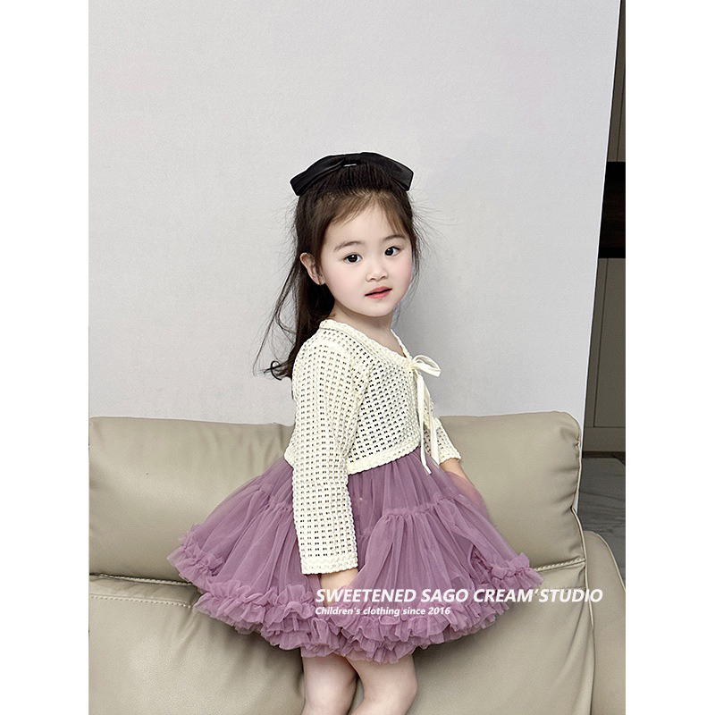 Váy Hai Dây Bồng Bềnh Công Chúa Bé Gái