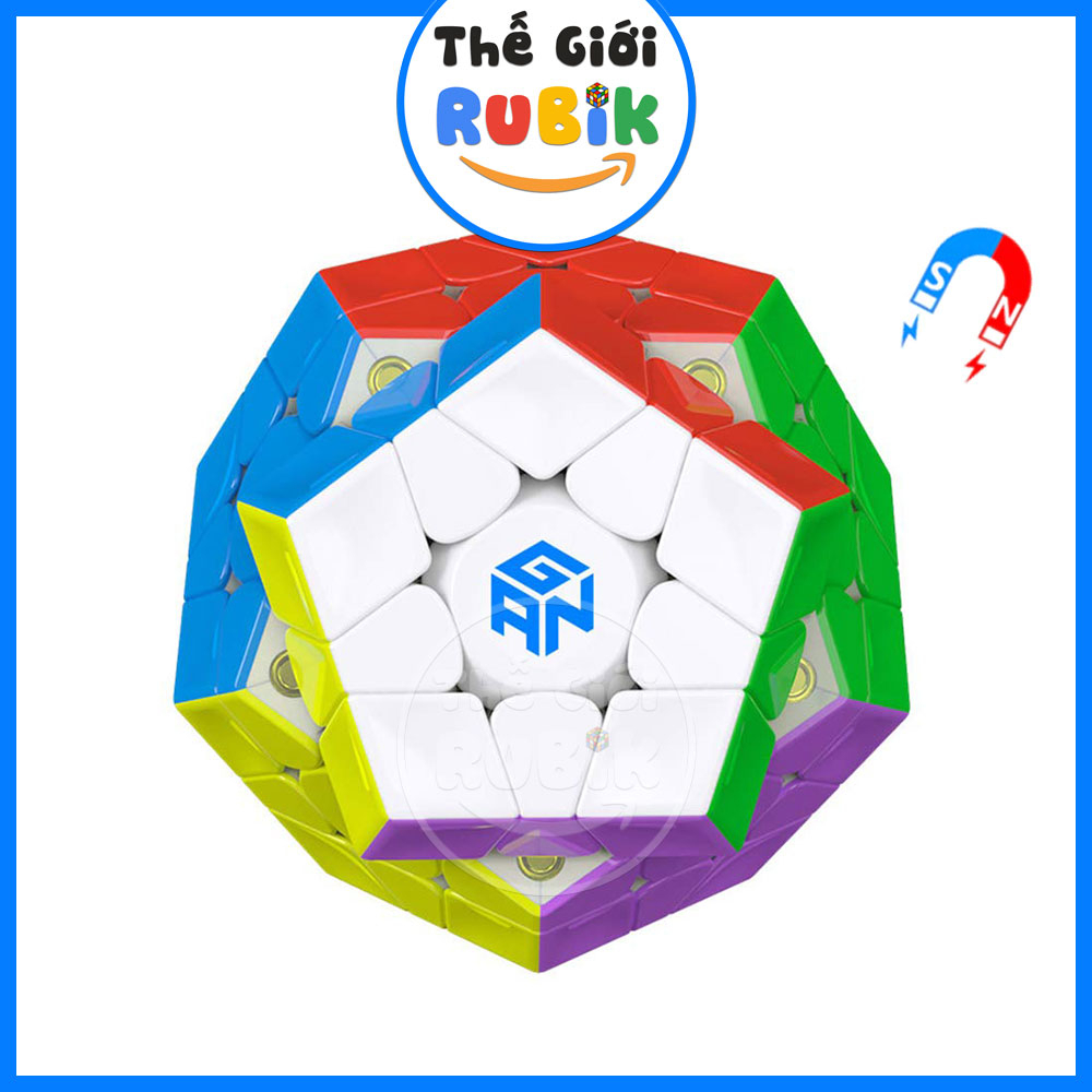 Rubik GAN Megaminx M Có Nam Châm | The Gioi Rubik