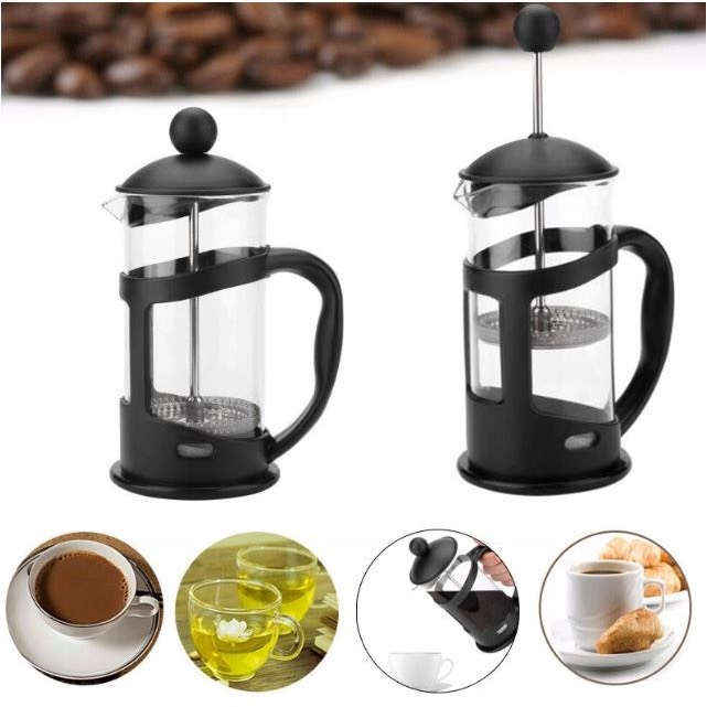 🌺BÌNH PHA TRÀ, PHA CÀ PHÊ THUỶ TINH LOCKNLOCK KIỂU PHÁP FRENCH PRESS LLG018 - 800ML