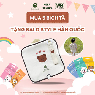   Tặng quà  Combo 5 Tã Bỉm dán Size S40 ENBLANC KEEP FRIENDS Nội Địa Hàn Quốc dành cho trẻ sơ sinh 