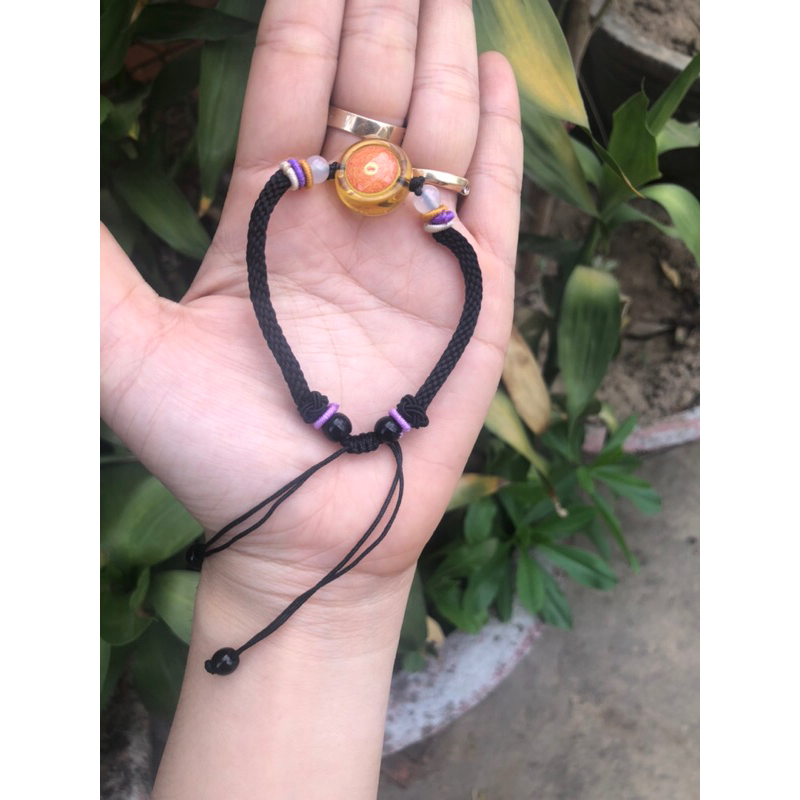 Vòng đeo tay chú lăng nghiêm thuỷ tinh siêu đẹp