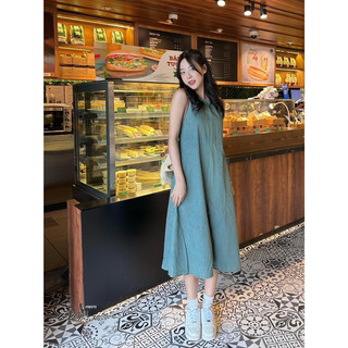 [RÁCH STORE] Đầm Suông Denim - 2326 - Sát Vai - Trơn