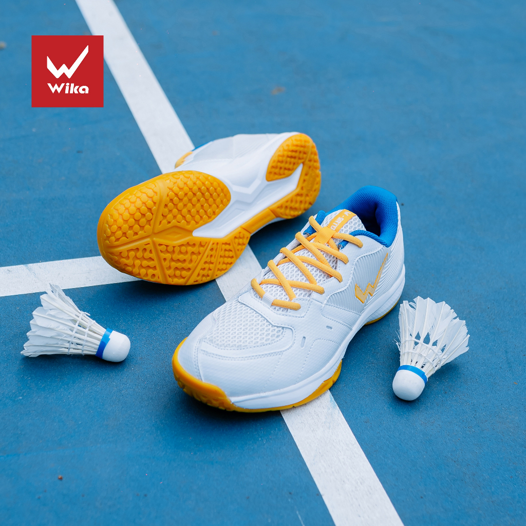 Giày Cầu Lông Wika Hitto Chính Hãng - Bóng Chuyền, Bóng Bàn, giày giảm sốc tránh chấn thương