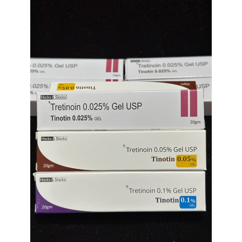 GEL TRETINOIN USP 0.025 % - 0.05% Hacks & Slacks Giảm mụn, chống lão hóa [20g]