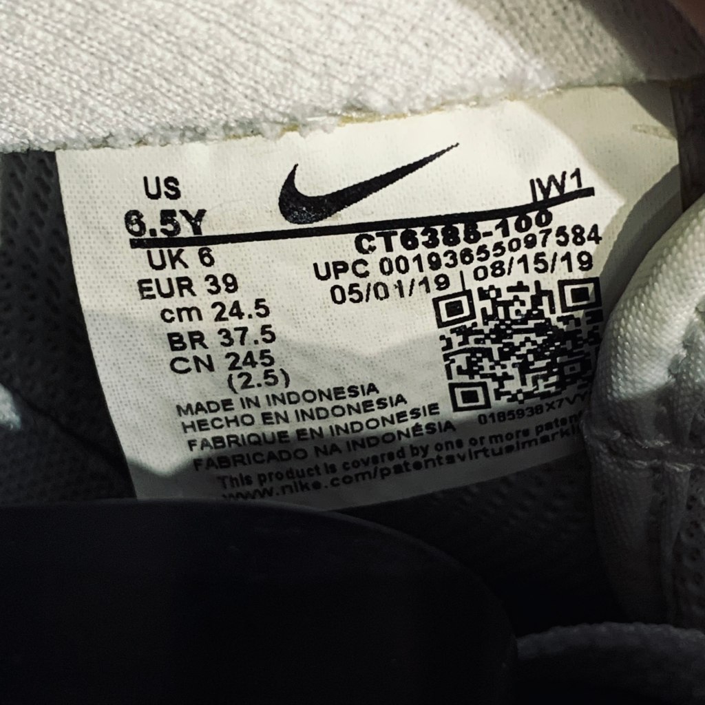 Giày 2hand Nike Air Force 1 Low Jewel GS CT6385 100 - 5798