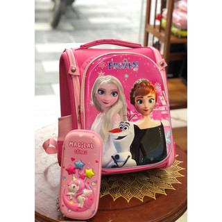 Balo chống gù elsa 3D form lớn 615
