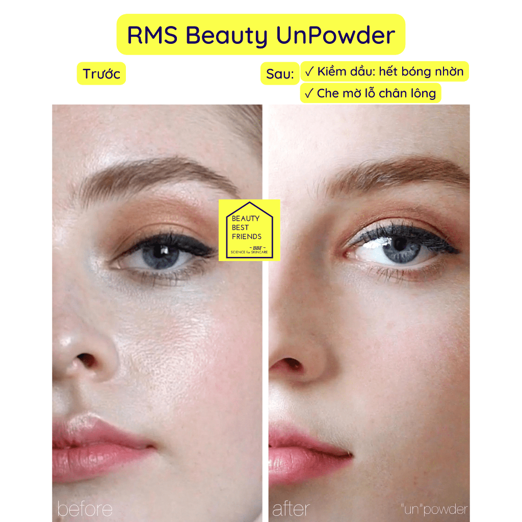 Phấn phủ kiềm dầu siêu mịn RMS Beauty UnPowder 9g