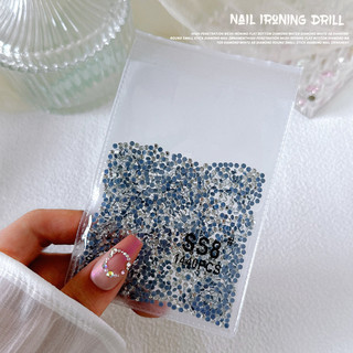 Đá chân keo size nhỏ trắng & Bảy Màu, Đính móng, trang trí móng