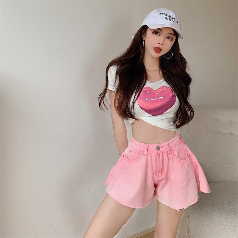 Quần Short Bigsize Ống Rộng Lưng Cao Qs24 (Táo Đỏ Bigsize 55 - 90Kg) ???