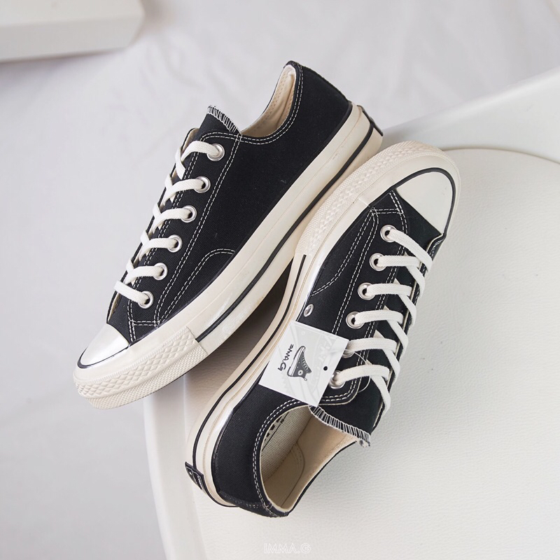 CHÍNH HÃNG | Giày CONVERSE 1970s Black Low Màu Đen Cổ Thấp 162058c | IMMA.G