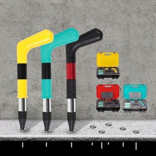 Súng Bắn Đinh Hạt Nổ Bê Tông Ty Trần Thạch Cao Tôn Sắt Thép dày 8mm Không Cần Sử Dụng Điện 