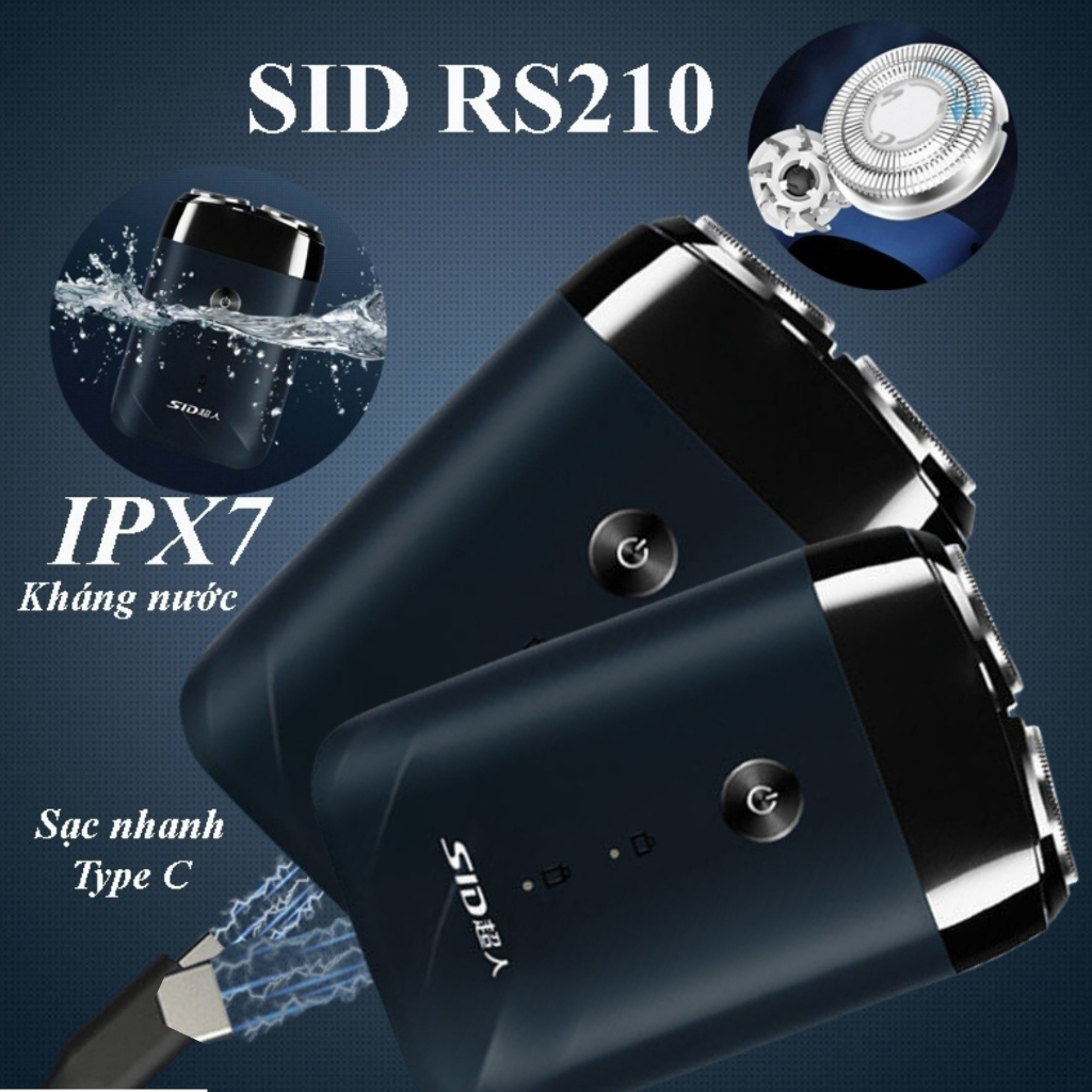 Máy cạo râu thông minh SID cao cấp , kháng nước IPX7 sử dụng máy cạo râu làm quà tặng tuyệt vời