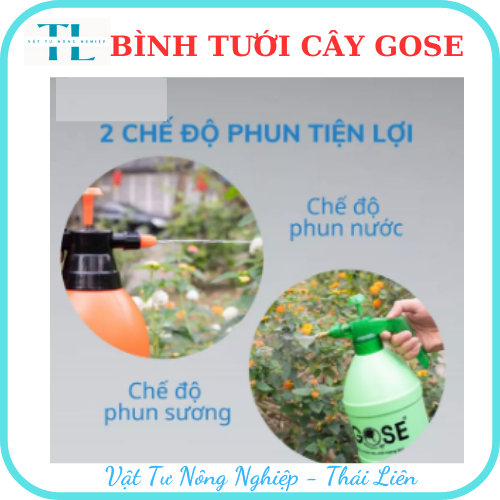 Bình xịt tưới cây phun sương cao cấp, áp suất cao, nhựa dày độ bền cao, bec tưới đồng, tiêu chuẩn châu âu