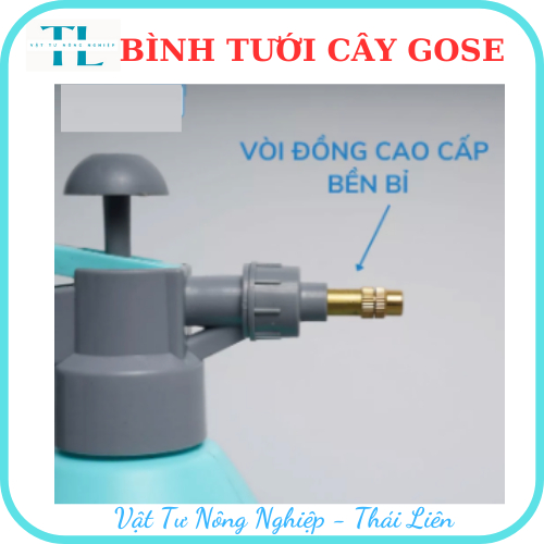 Bình xịt tưới cây phun sương cao cấp, áp suất cao, nhựa dày độ bền cao, bec tưới đồng, tiêu chuẩn châu âu