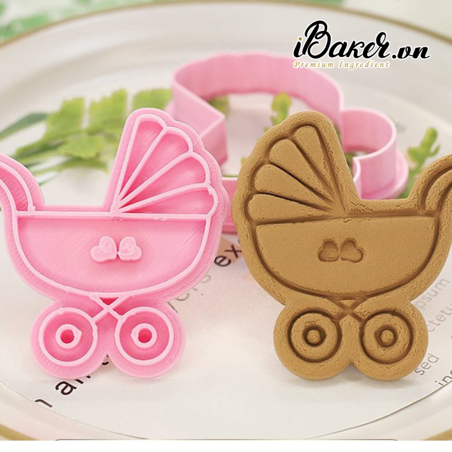 Bộ 8 cutter nhựa/Khuôn làm bánh quy/ tạo hình hình đồ chơi em bé