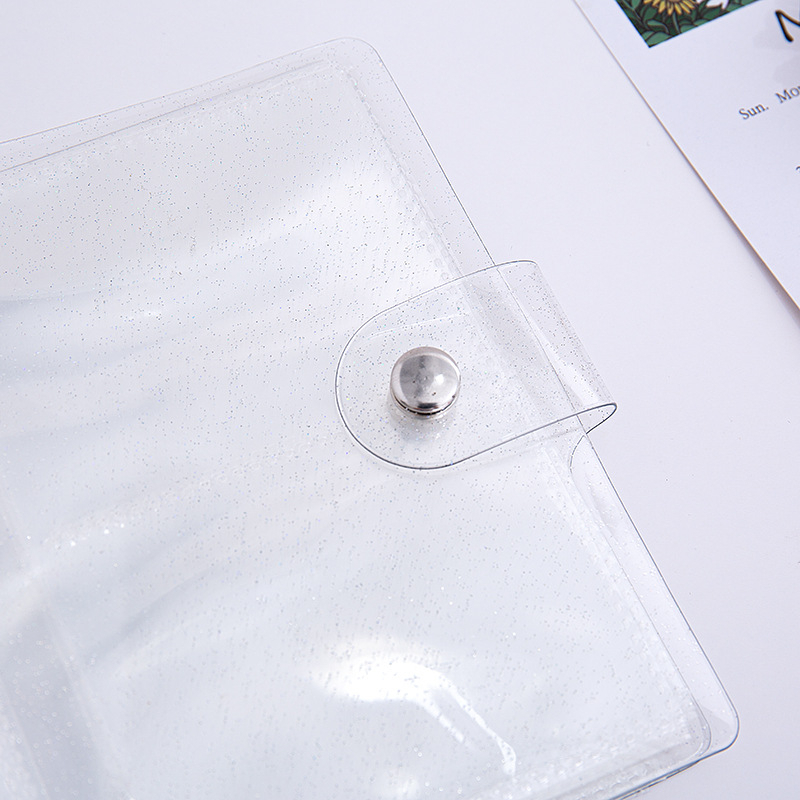 Album ảnh/ Sổ đựng ảnh Binder bìa vuông nhũ lấp lánh kích thước 4,5,6,7inch kèm sheet tiện lợi