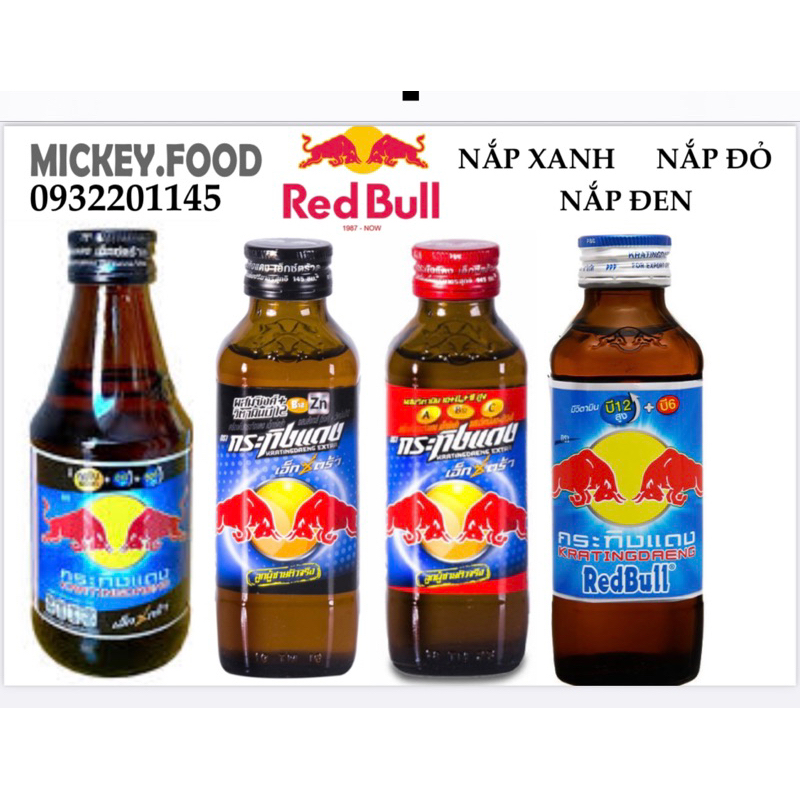 Nước Tăng Lực Bò Húc RedBull Thái 150ml Bổ sung B12 và Kẽm Năng Lượng Ngày Dài