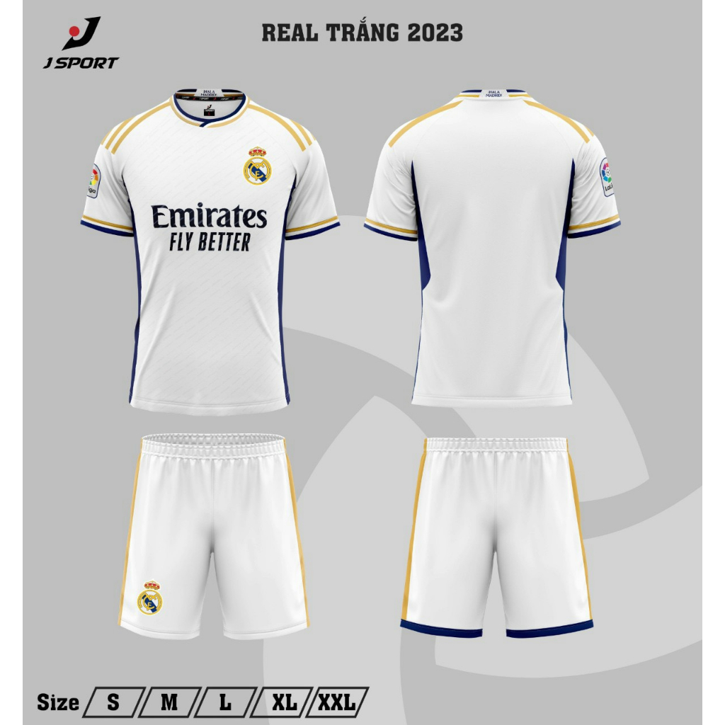 Đồ đá banh, áo bóng đá, bộ quần áo thể thao CLB thun lạnh mới nhất 2023 - Có in tên số theo yêu cầu.