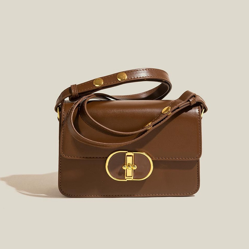 Túi xách nữ đeo chéo, đeo vai đi chơi đi làm basic khóa xoay ST11