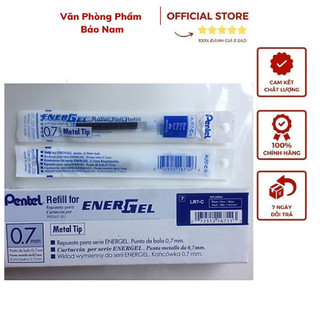 Combo 5 chiếc - ruột bút ký pentel bl57-lr7 nét 0.7mm mực đỏ, xanh, đen