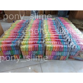 Đất sét nhẹ super clay tự khô lốc 12 màu nặn hình,làm Butter Slime bơ pony_slime
