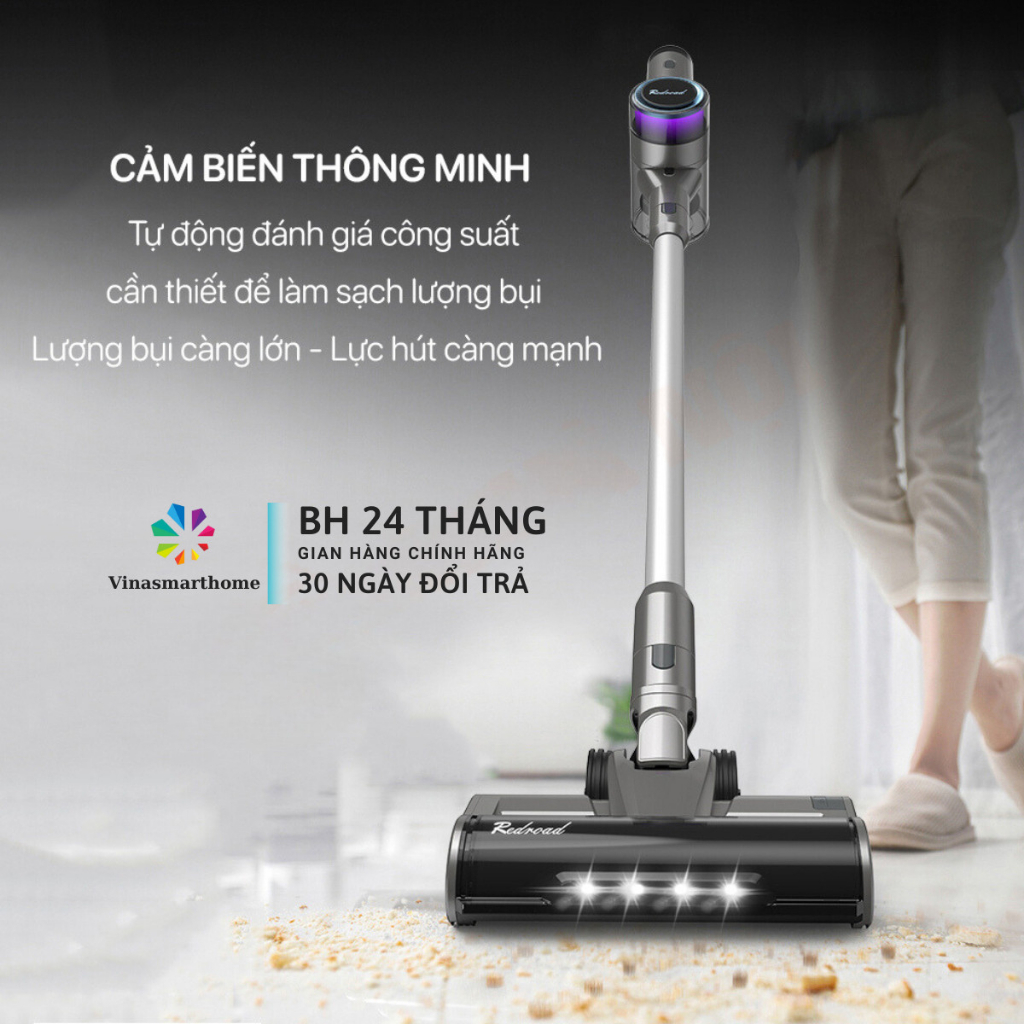 Máy hút bụi không dây cầm tay Redroad X17 – BH 24 tháng - Lực hút lớn