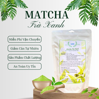 Matcha trà xanh giảm cân, trà giảm cân an toàn, thực phẩm trà xanh giảm cân 500g ( tặng miễn phí 1 bình nước cao cấp)