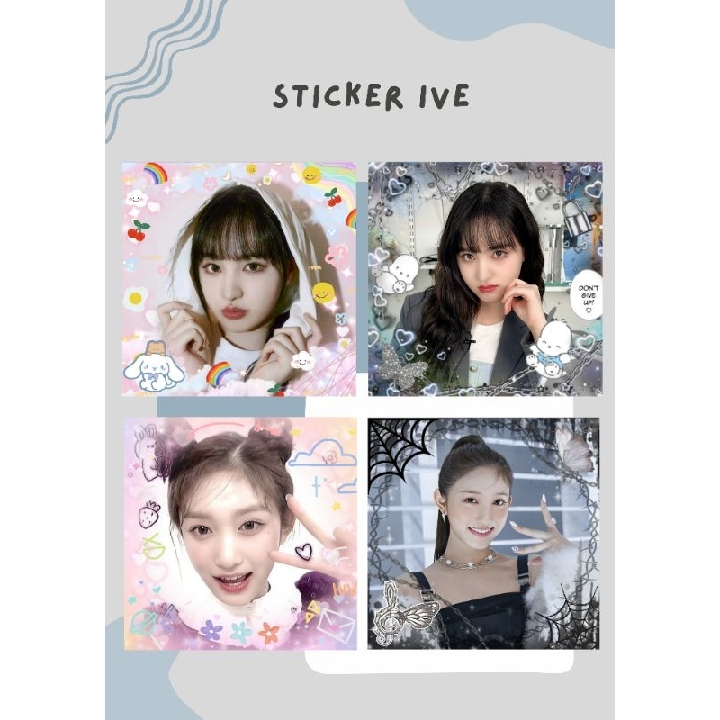 STICKER NIÊM PHONG IVE