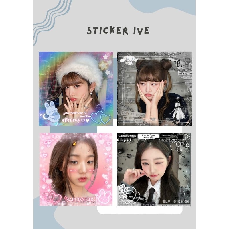 STICKER NIÊM PHONG IVE