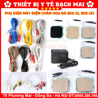 Bộ phụ kiện máy điện châm, châm cứu hoa đà sdz-ii, sdz-iii