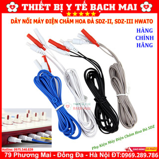 Dây máy điện châm hoa đà hwato sdz-ii - phụ kiện dây nối máy châm cứu hoa đà