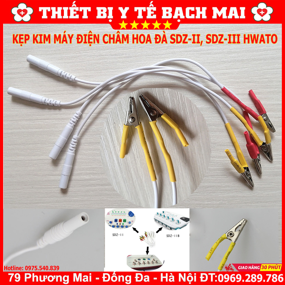 1 Dây Kẹp Kim Cho Máy Điện Châm Hoa Đà SDZ-II, SDZ-III