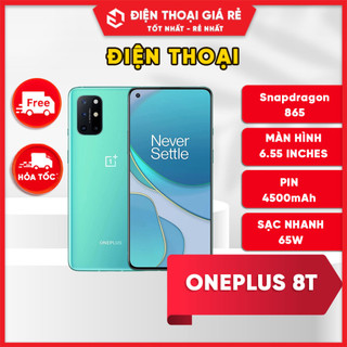 Điện Thoại Oneplus 8T - RAM 8/128GB - [Giá rẻ Sài Gòn, BH 3 tháng1 đổi 1 - Tặng dán màn]