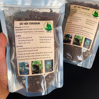 Đất Nền Làm Giá Thể Trồng Terrarium, Đất Nền Trộn Sẵn Chuyên Dụng Tơi Xốp Giúp Cây Luôn Xanh (600g)