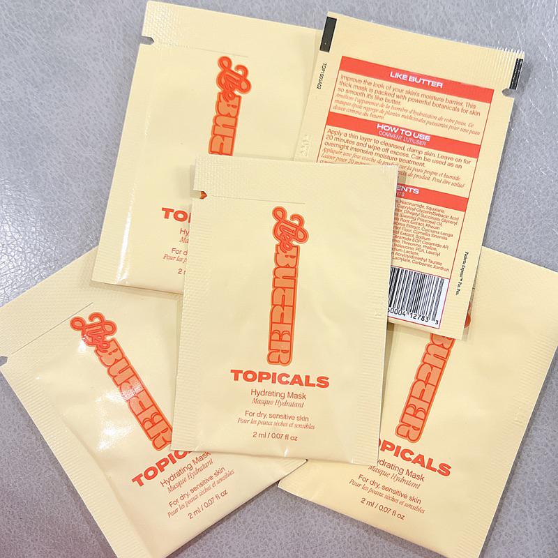 Sample Mặt Nạ Cấp Nước Topicals Hydrating Mask 2ml