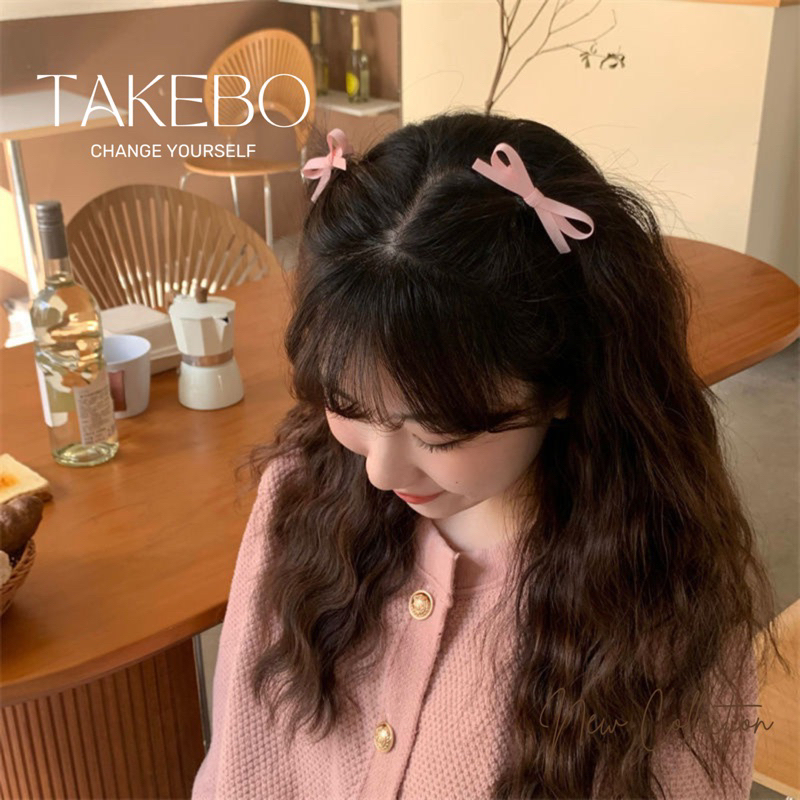 Kẹp tóc nơ nhỏ Jennie Blackpink  nhiều màu basic hot trend thời trang cá tính dành cho bạn nữ