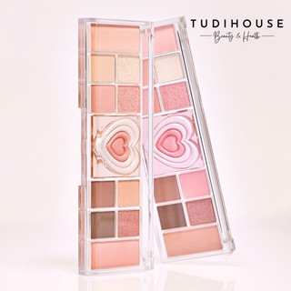 Bảng phấn mắt má highlight Peripera All Take Mood Like Palette