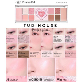 bảng phấn mắt má highlight Peripera All Take Mood Like Palette