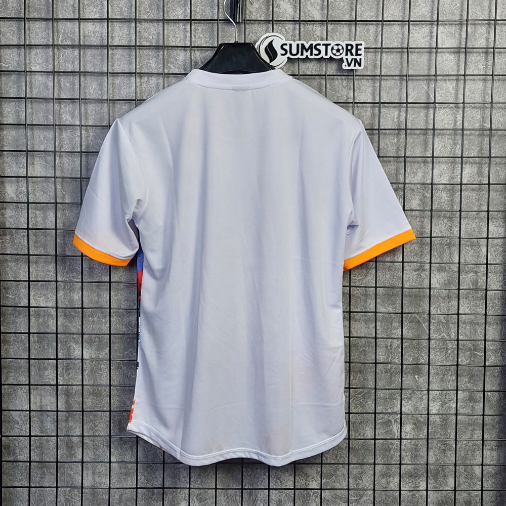 Quần Áo Bóng Đá, Đồ Đá Banh Man City Trắng Thun Mè 2023 Cao Cấp Không Nhăn Không Xù
