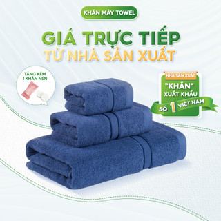 Khăn Tắm Khăn Mặt Khăn Gội Đầu KHĂN MÂY TOWEL Cotton Siêu Thấm Dùng Cho Gia Đình Khách Sạn Spa Nhiều Màu Không Phai
