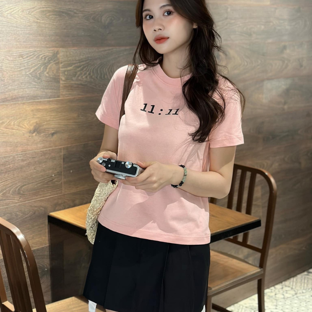 Áo thun baby tee raglan Eleven