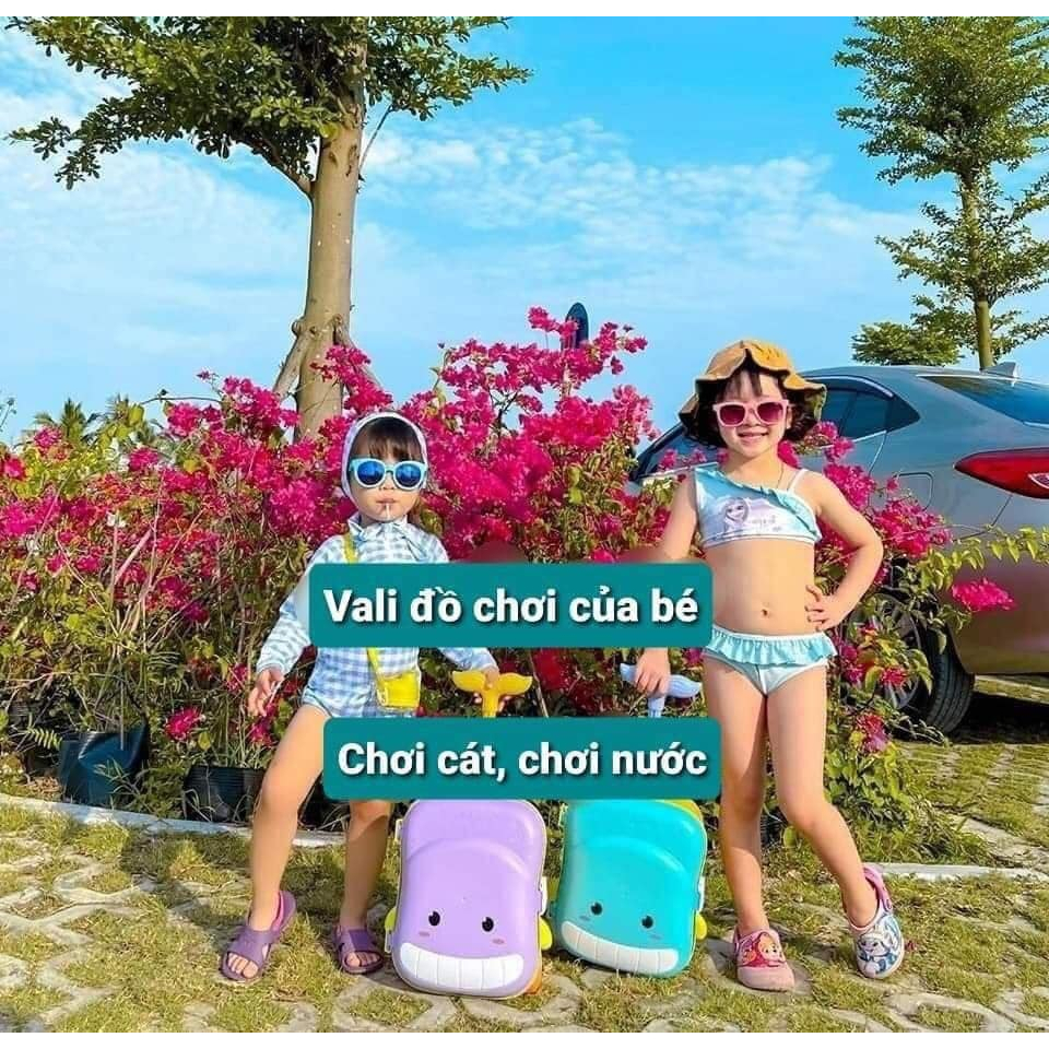 [GIFT] Đồ Chơi Vali Xúc Cát Đi Biển Cho Bé
