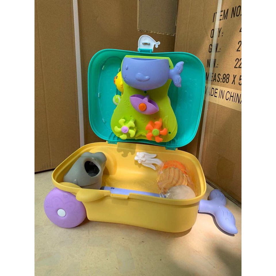 [GIFT] Đồ Chơi Vali Xúc Cát Đi Biển Cho Bé